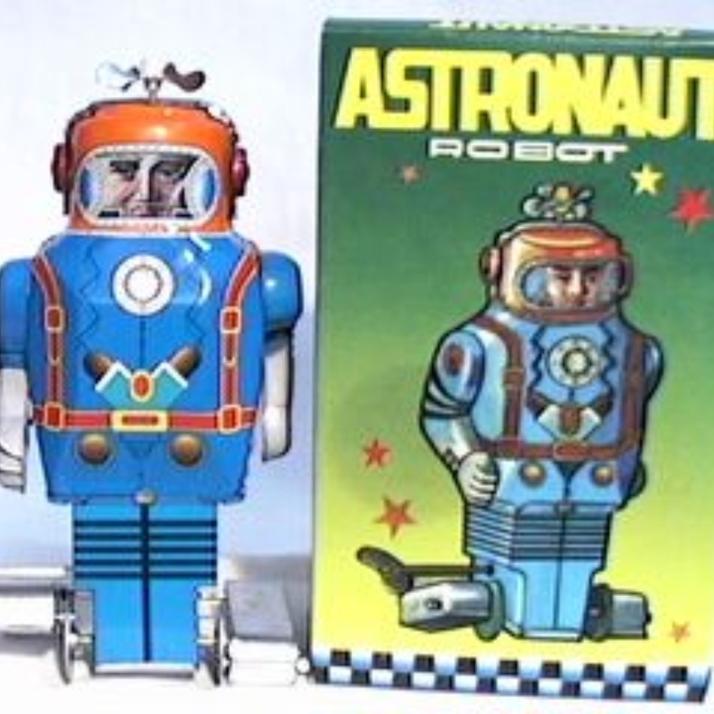 Tin Astronaut Robot